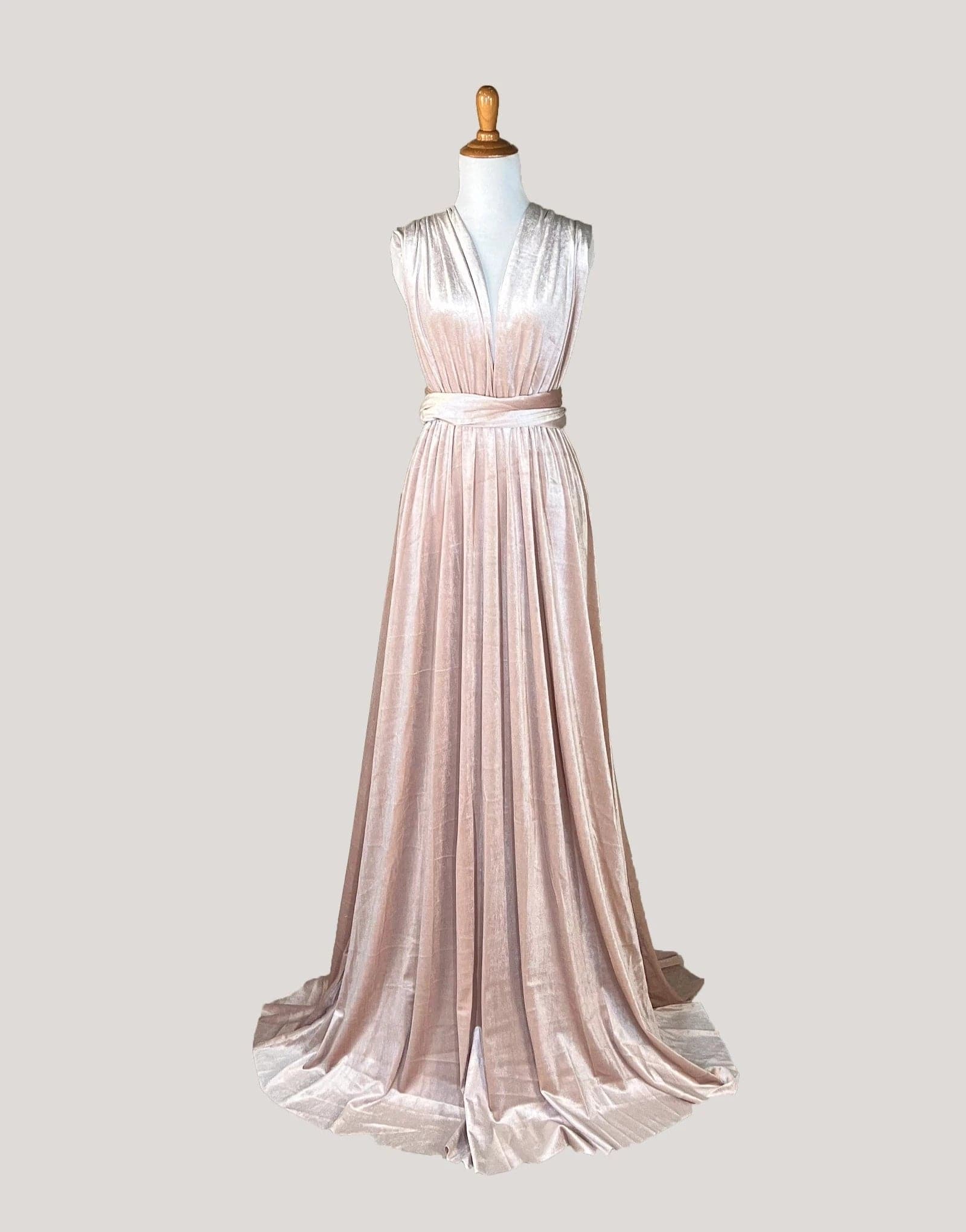 rose gold infinity dress